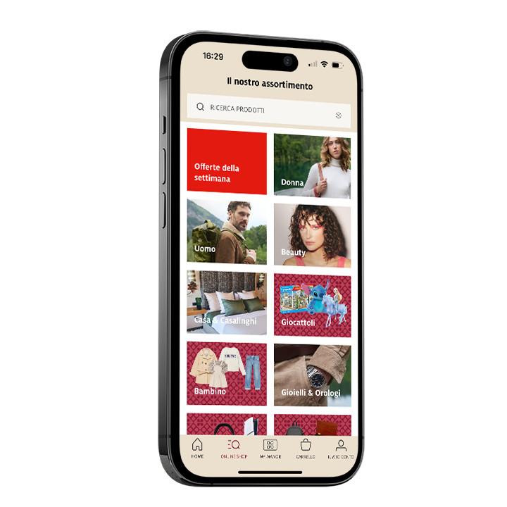 myManor nell'app Manor